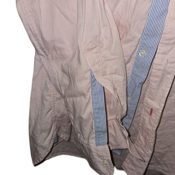 SOLD Psycho Bunny Pink Men's Button Down Large - Picture 4 of 5